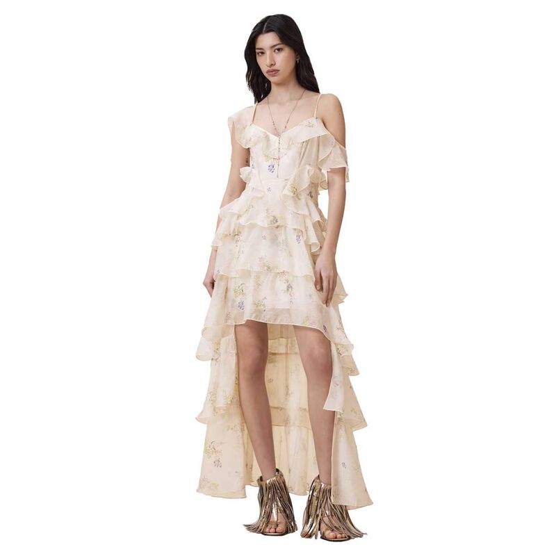AllSaints Sienna Ruffled Maxi Dress image number 0